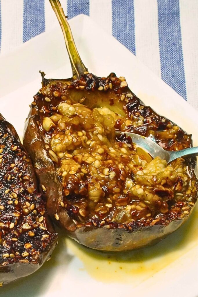 Airfryer eggplant recipe serving