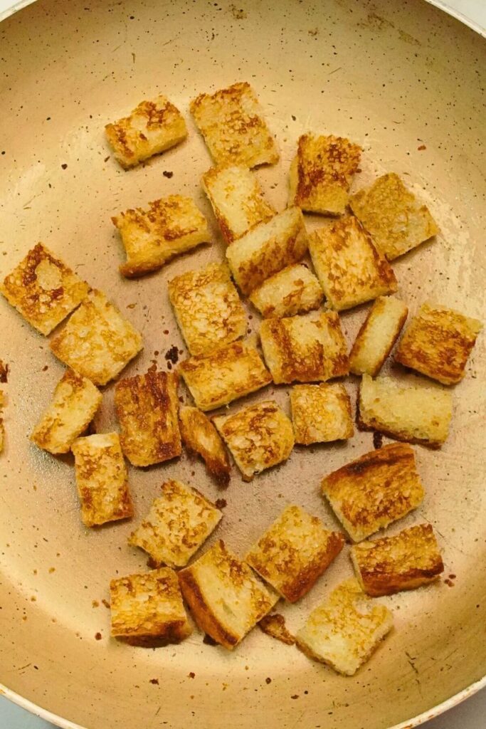 Chicken Caesar Salad bread fry