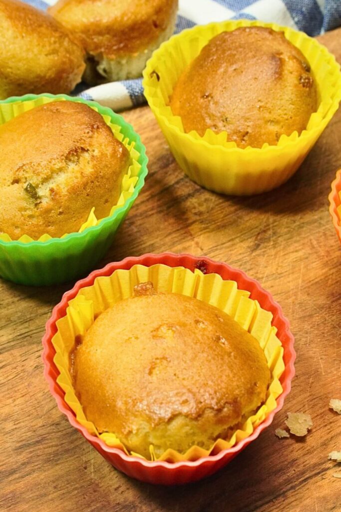 airfryer vanilla cup cakes final cooked