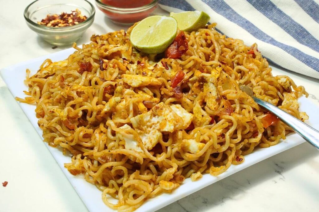 egg maggie masala footer