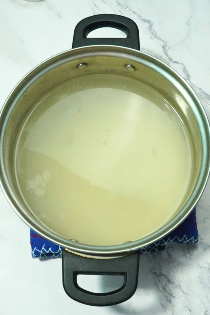 rice recipe add in boiled water