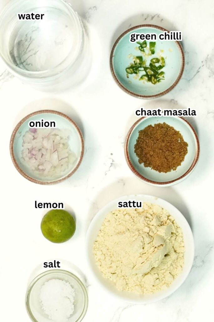 tasty sattu drinks recipe ingredients